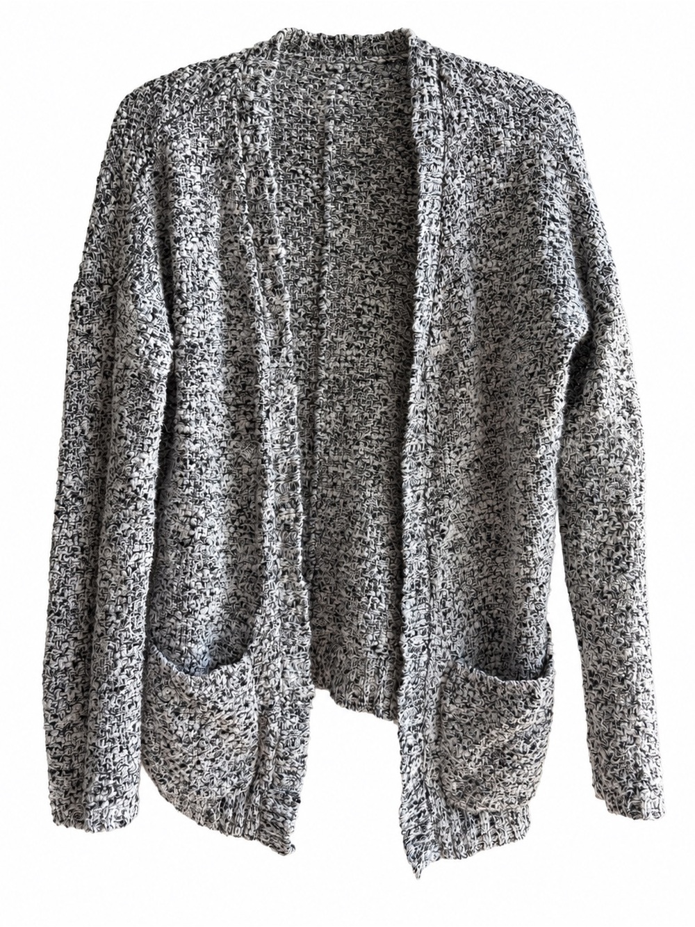 Vintage Garage Marled Knit Open Front Cardigan XS/S